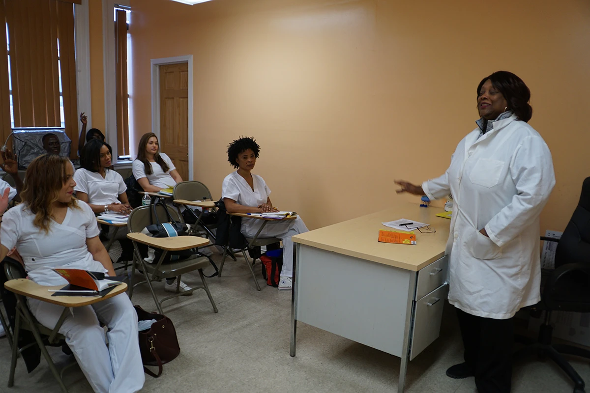 Health Aide class in session