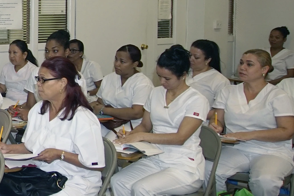 Health Aide class in session