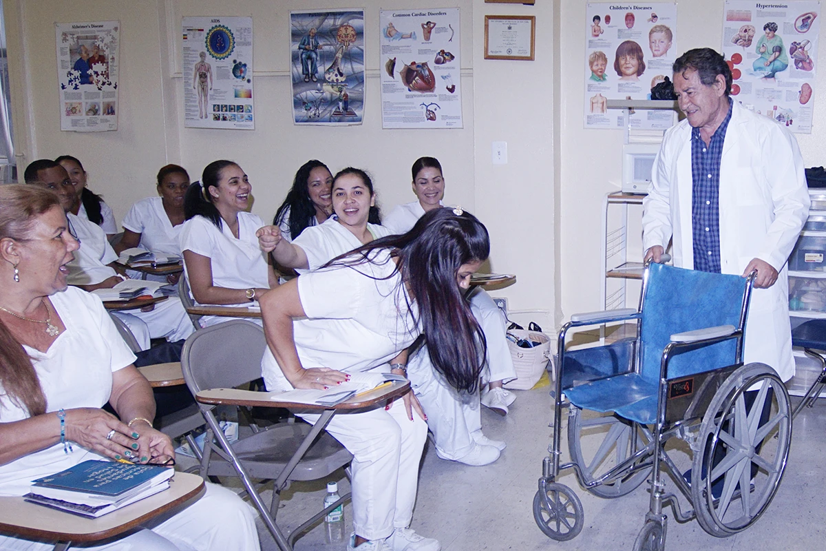 Health Aide class in session